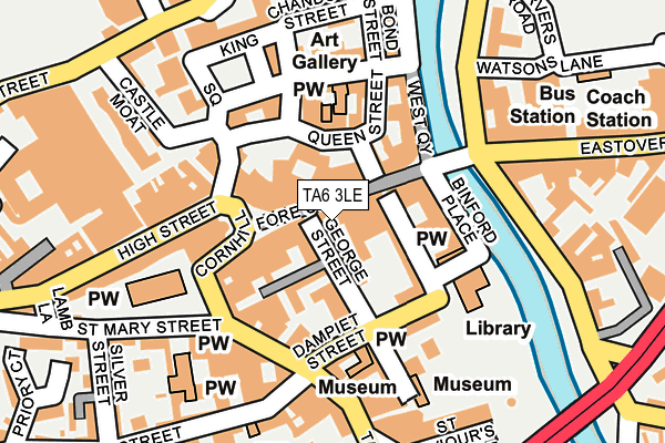 TA6 3LE map - OS OpenMap – Local (Ordnance Survey) TA6 3LE map - OS OpenMap – Local (Ordnance Survey)