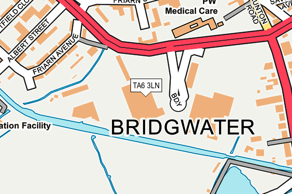 TA6 3LN map - OS OpenMap – Local (Ordnance Survey) TA6 3LN map - OS OpenMap – Local (Ordnance Survey)