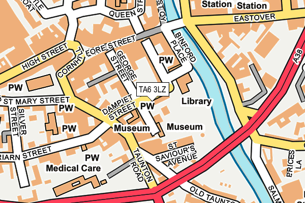 TA6 3LZ map - OS OpenMap – Local (Ordnance Survey) TA6 3LZ map - OS OpenMap – Local (Ordnance Survey)