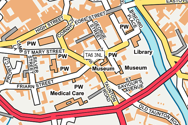 TA6 3NL map - OS OpenMap – Local (Ordnance Survey)