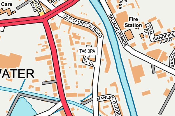 TA6 3PA map - OS OpenMap – Local (Ordnance Survey) TA6 3PA map - OS OpenMap – Local (Ordnance Survey)