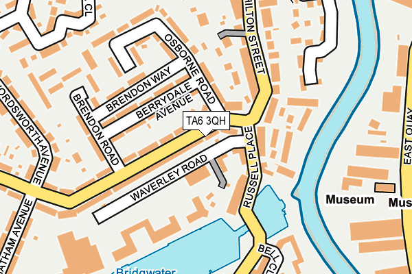TA6 3QH map - OS OpenMap – Local (Ordnance Survey) TA6 3QH map - OS OpenMap – Local (Ordnance Survey)