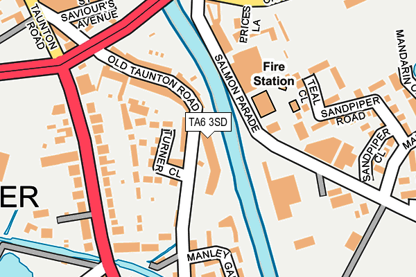 TA6 3SD map - OS OpenMap – Local (Ordnance Survey) TA6 3SD map - OS OpenMap – Local (Ordnance Survey)