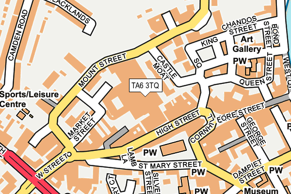 TA6 3TQ map - OS OpenMap – Local (Ordnance Survey) TA6 3TQ map - OS OpenMap – Local (Ordnance Survey)