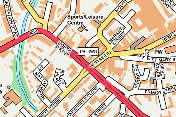 TA6 3WG map - OS OpenMap – Local (Ordnance Survey) TA6 3WG map - OS OpenMap – Local (Ordnance Survey)