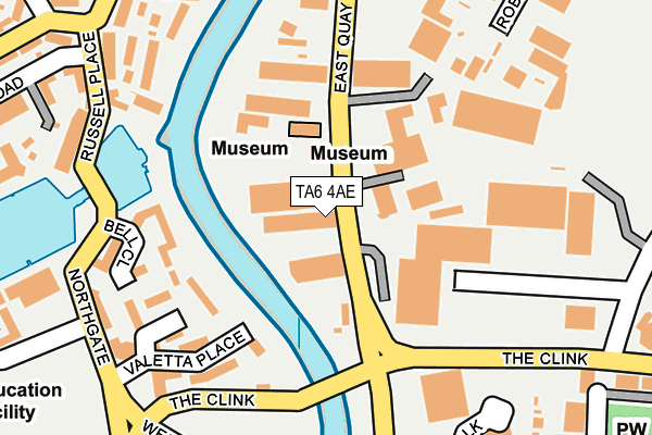 TA6 4AE map - OS OpenMap – Local (Ordnance Survey) TA6 4AE map - OS OpenMap – Local (Ordnance Survey)