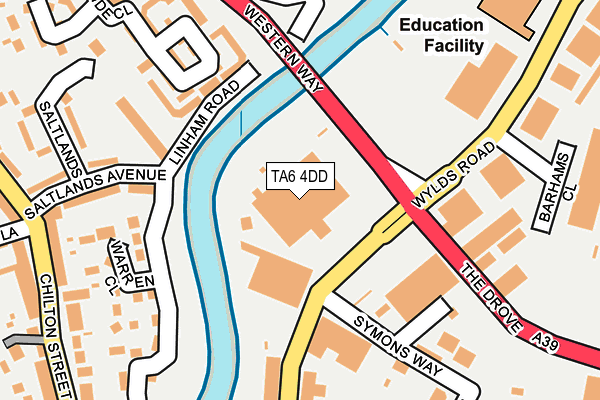 TA6 4DD map - OS OpenMap – Local (Ordnance Survey) TA6 4DD map - OS OpenMap – Local (Ordnance Survey)