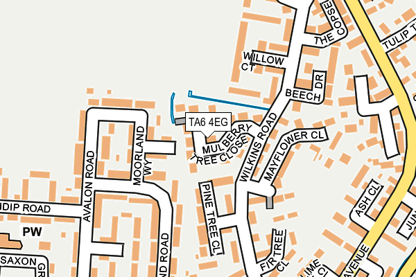 TA6 4EG map - OS OpenMap – Local (Ordnance Survey) TA6 4EG map - OS OpenMap – Local (Ordnance Survey)
