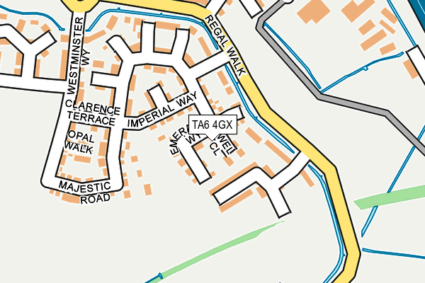 TA6 4GX map - OS OpenMap – Local (Ordnance Survey) TA6 4GX map - OS OpenMap – Local (Ordnance Survey)