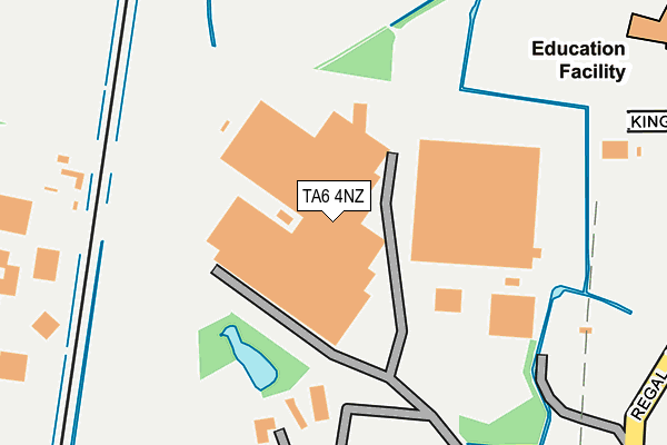 TA6 4NZ map - OS OpenMap – Local (Ordnance Survey) TA6 4NZ map - OS OpenMap – Local (Ordnance Survey)