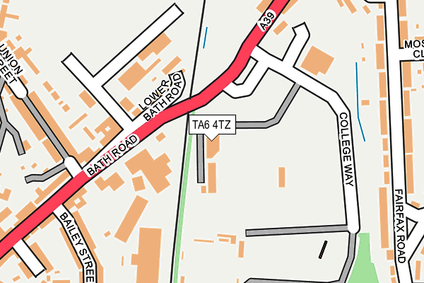 TA6 4TZ map - OS OpenMap – Local (Ordnance Survey) TA6 4TZ map - OS OpenMap – Local (Ordnance Survey)