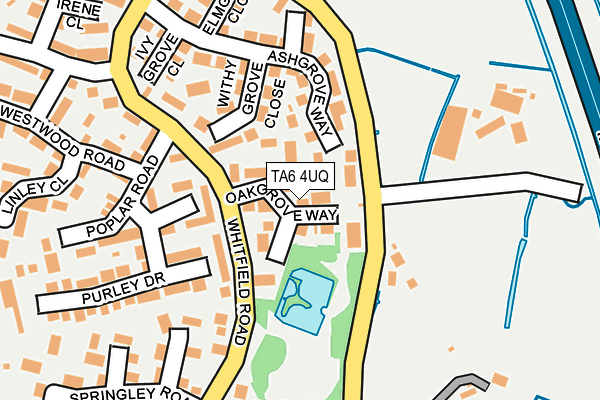 TA6 4UQ map - OS OpenMap – Local (Ordnance Survey) TA6 4UQ map - OS OpenMap – Local (Ordnance Survey)