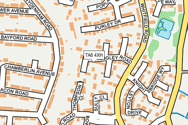TA6 4XH map - OS OpenMap – Local (Ordnance Survey) TA6 4XH map - OS OpenMap – Local (Ordnance Survey)