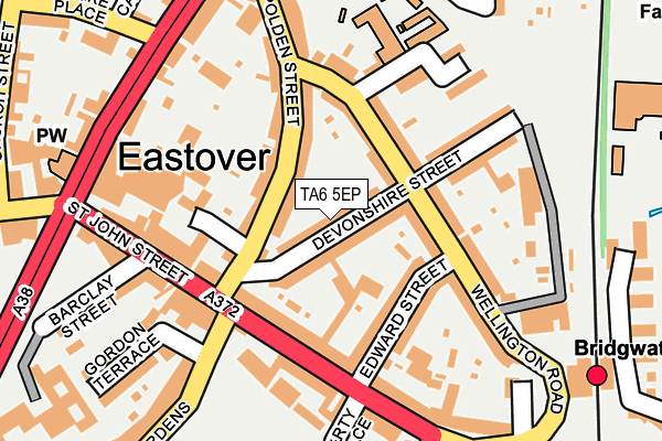 TA6 5EP map - OS OpenMap – Local (Ordnance Survey) TA6 5EP map - OS OpenMap – Local (Ordnance Survey)