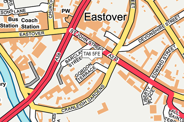 TA6 5FE map - OS OpenMap – Local (Ordnance Survey) TA6 5FE map - OS OpenMap – Local (Ordnance Survey)