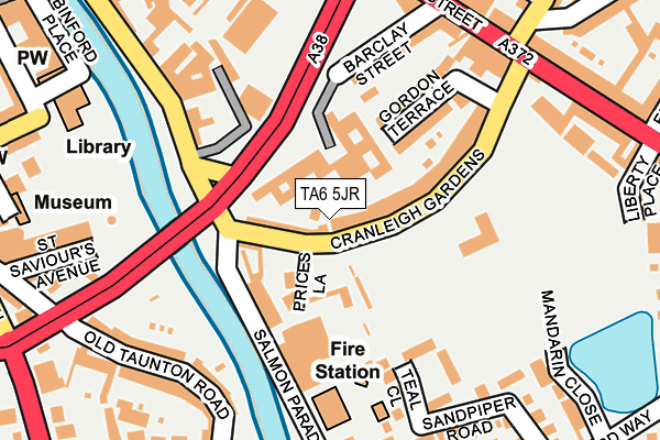 TA6 5JR map - OS OpenMap – Local (Ordnance Survey) TA6 5JR map - OS OpenMap – Local (Ordnance Survey)