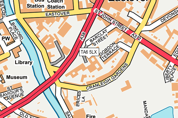 TA6 5LX map - OS OpenMap – Local (Ordnance Survey) TA6 5LX map - OS OpenMap – Local (Ordnance Survey)