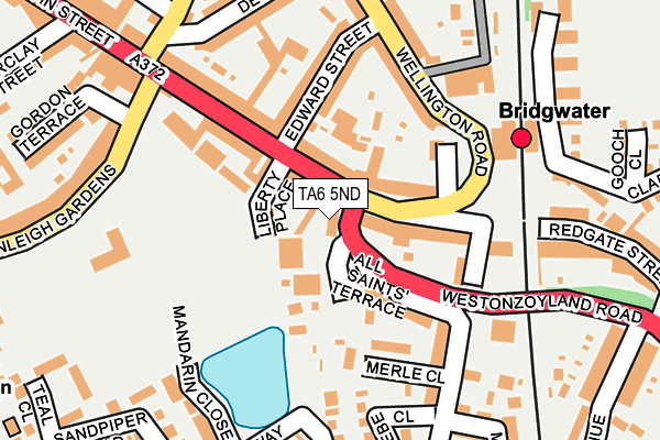 TA6 5ND map - OS OpenMap – Local (Ordnance Survey) TA6 5ND map - OS OpenMap – Local (Ordnance Survey)