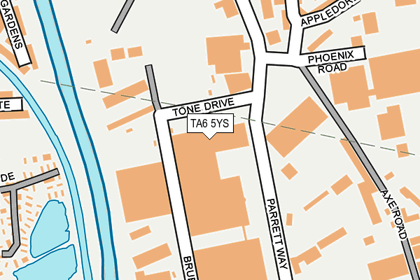 TA6 5YS map - OS OpenMap – Local (Ordnance Survey) TA6 5YS map - OS OpenMap – Local (Ordnance Survey)