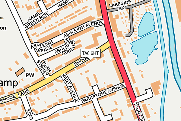 TA6 6HT map - OS OpenMap – Local (Ordnance Survey) TA6 6HT map - OS OpenMap – Local (Ordnance Survey)