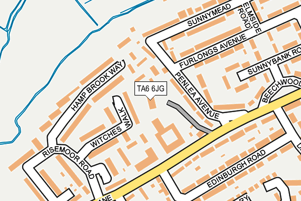 TA6 6JG map - OS OpenMap – Local (Ordnance Survey) TA6 6JG map - OS OpenMap – Local (Ordnance Survey)