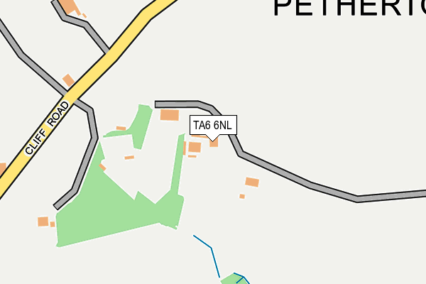 TA6 6NL map - OS OpenMap – Local (Ordnance Survey) TA6 6NL map - OS OpenMap – Local (Ordnance Survey)