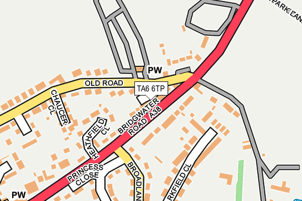 TA6 6TP map - OS OpenMap – Local (Ordnance Survey) TA6 6TP map - OS OpenMap – Local (Ordnance Survey)