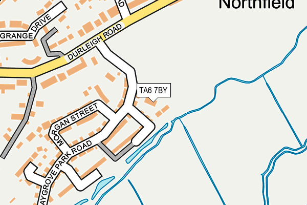 TA6 7BY map - OS OpenMap – Local (Ordnance Survey) TA6 7BY map - OS OpenMap – Local (Ordnance Survey)