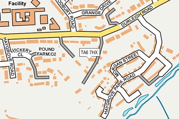 TA6 7HX map - OS OpenMap – Local (Ordnance Survey) TA6 7HX map - OS OpenMap – Local (Ordnance Survey)