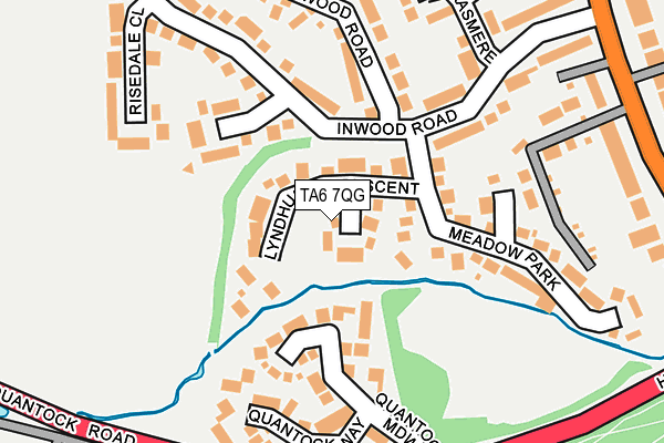 TA6 7QG map - OS OpenMap – Local (Ordnance Survey) TA6 7QG map - OS OpenMap – Local (Ordnance Survey)