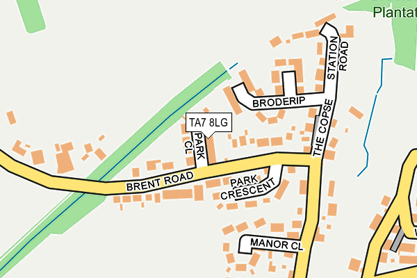 TA7 8LG map - OS OpenMap – Local (Ordnance Survey) TA7 8LG map - OS OpenMap – Local (Ordnance Survey)