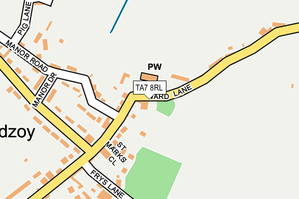 TA7 8RL map - OS OpenMap – Local (Ordnance Survey) TA7 8RL map - OS OpenMap – Local (Ordnance Survey)