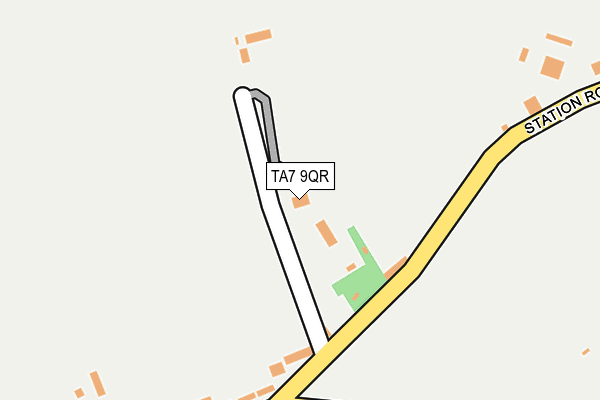 TA7 9QR map - OS OpenMap – Local (Ordnance Survey) TA7 9QR map - OS OpenMap – Local (Ordnance Survey)
