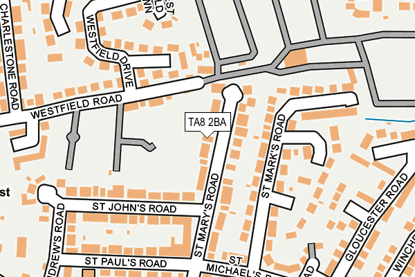 TA8 2BA map - OS OpenMap – Local (Ordnance Survey) TA8 2BA map - OS OpenMap – Local (Ordnance Survey)