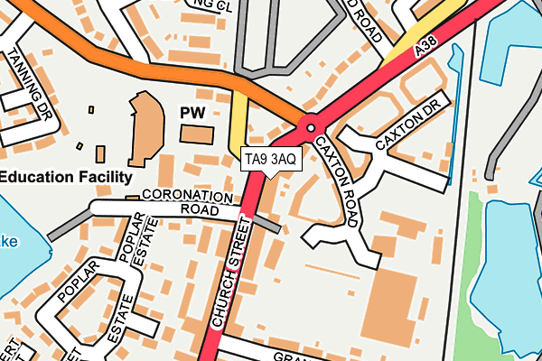 TA9 3AQ map - OS OpenMap – Local (Ordnance Survey) TA9 3AQ map - OS OpenMap – Local (Ordnance Survey)
