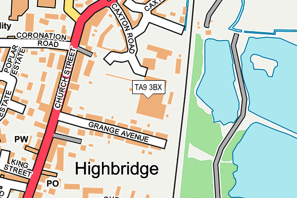 TA9 3BX map - OS OpenMap – Local (Ordnance Survey) TA9 3BX map - OS OpenMap – Local (Ordnance Survey)