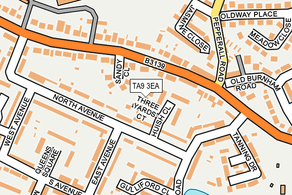 TA9 3EA map - OS OpenMap – Local (Ordnance Survey) TA9 3EA map - OS OpenMap – Local (Ordnance Survey)