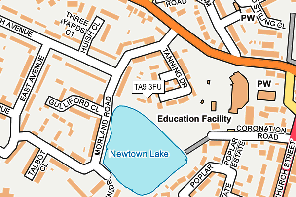 TA9 3FU map - OS OpenMap – Local (Ordnance Survey) TA9 3FU map - OS OpenMap – Local (Ordnance Survey)