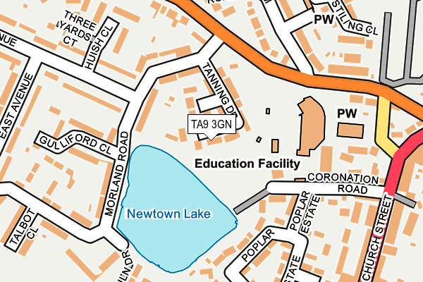 TA9 3GN map - OS OpenMap – Local (Ordnance Survey) TA9 3GN map - OS OpenMap – Local (Ordnance Survey)