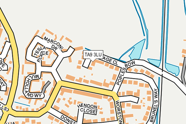 TA9 3LU map - OS OpenMap – Local (Ordnance Survey) TA9 3LU map - OS OpenMap – Local (Ordnance Survey)