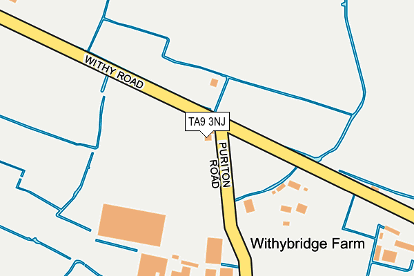 TA9 3NJ map - OS OpenMap – Local (Ordnance Survey) TA9 3NJ map - OS OpenMap – Local (Ordnance Survey)