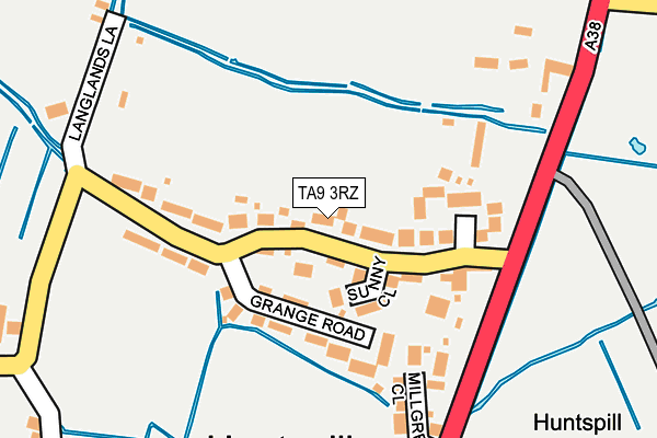 TA9 3RZ map - OS OpenMap – Local (Ordnance Survey) TA9 3RZ map - OS OpenMap – Local (Ordnance Survey)