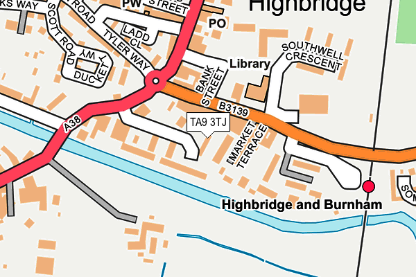 TA9 3TJ map - OS OpenMap – Local (Ordnance Survey) TA9 3TJ map - OS OpenMap – Local (Ordnance Survey)