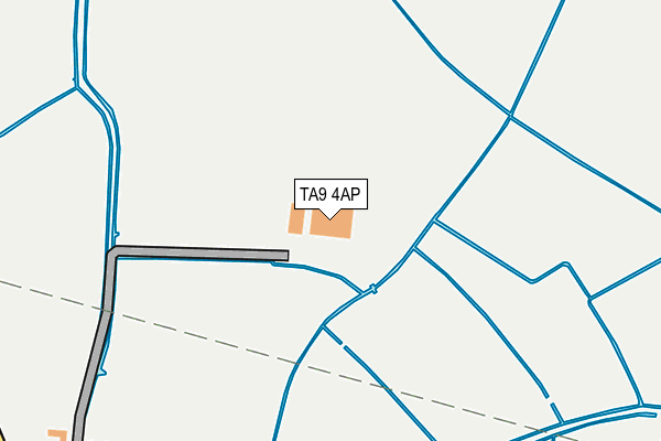 TA9 4AP map - OS OpenMap – Local (Ordnance Survey) TA9 4AP map - OS OpenMap – Local (Ordnance Survey)