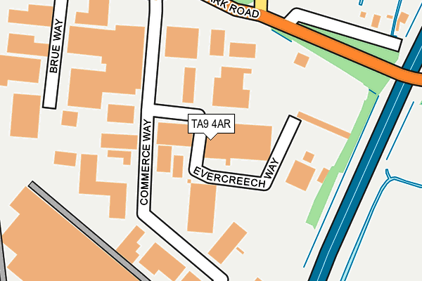 TA9 4AR map - OS OpenMap – Local (Ordnance Survey) TA9 4AR map - OS OpenMap – Local (Ordnance Survey)