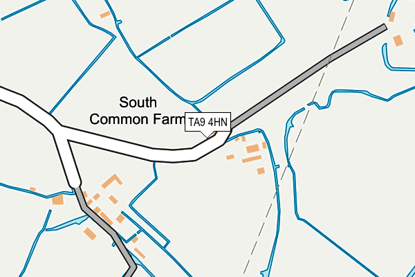 TA9 4HN map - OS OpenMap – Local (Ordnance Survey) TA9 4HN map - OS OpenMap – Local (Ordnance Survey)