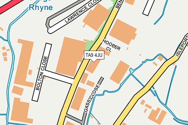 TA9 4JU map - OS OpenMap – Local (Ordnance Survey) TA9 4JU map - OS OpenMap – Local (Ordnance Survey)