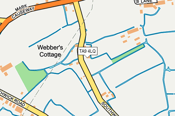 TA9 4LQ map - OS OpenMap – Local (Ordnance Survey)