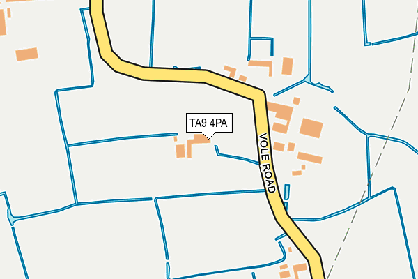TA9 4PA map - OS OpenMap – Local (Ordnance Survey) TA9 4PA map - OS OpenMap – Local (Ordnance Survey)