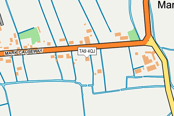 TA9 4QJ map - OS OpenMap – Local (Ordnance Survey) TA9 4QJ map - OS OpenMap – Local (Ordnance Survey)
